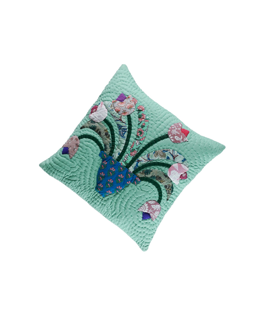 Tulip Pot Cushion Cover