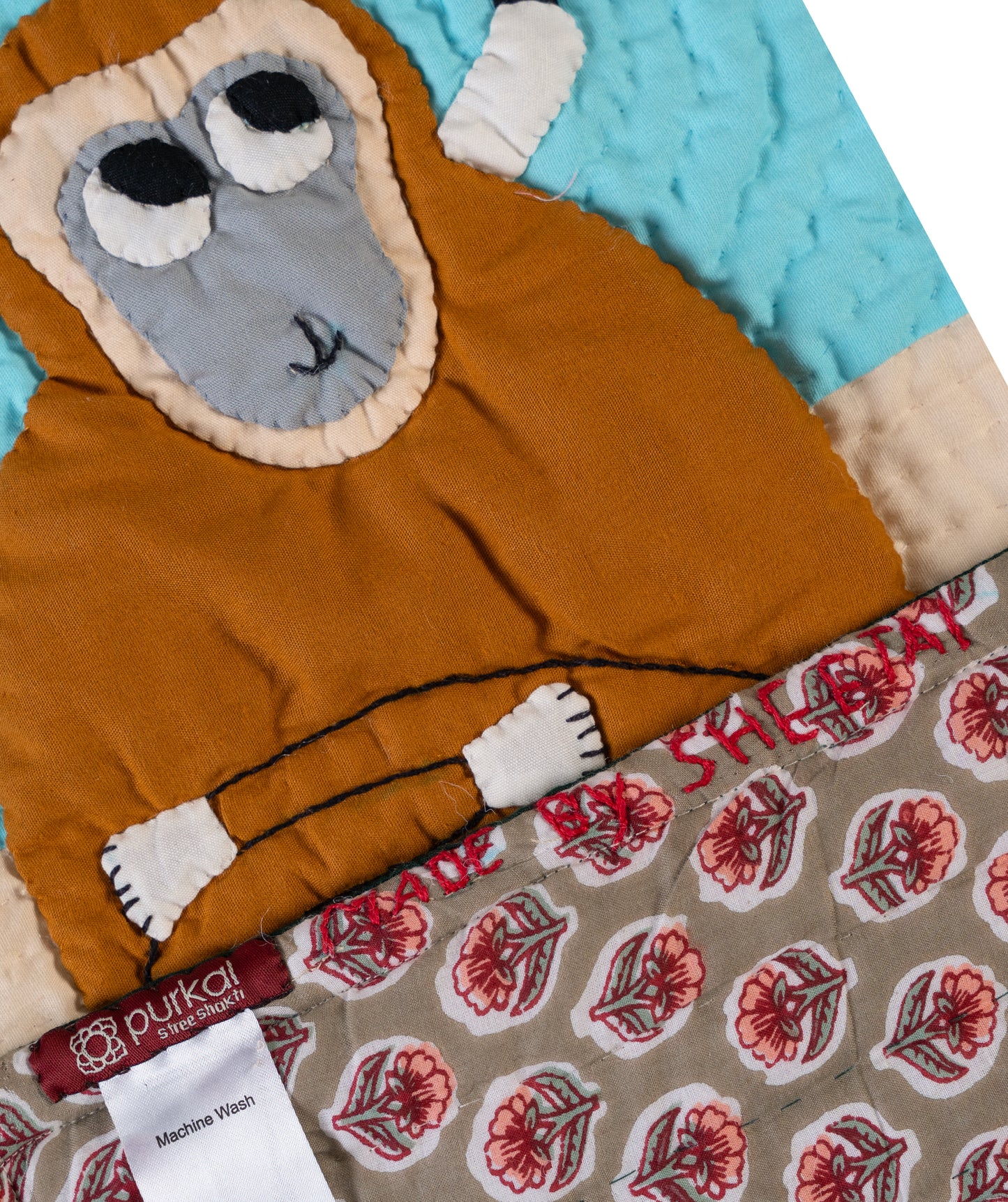 Monkey Baby Quilt - Earthy Palatte