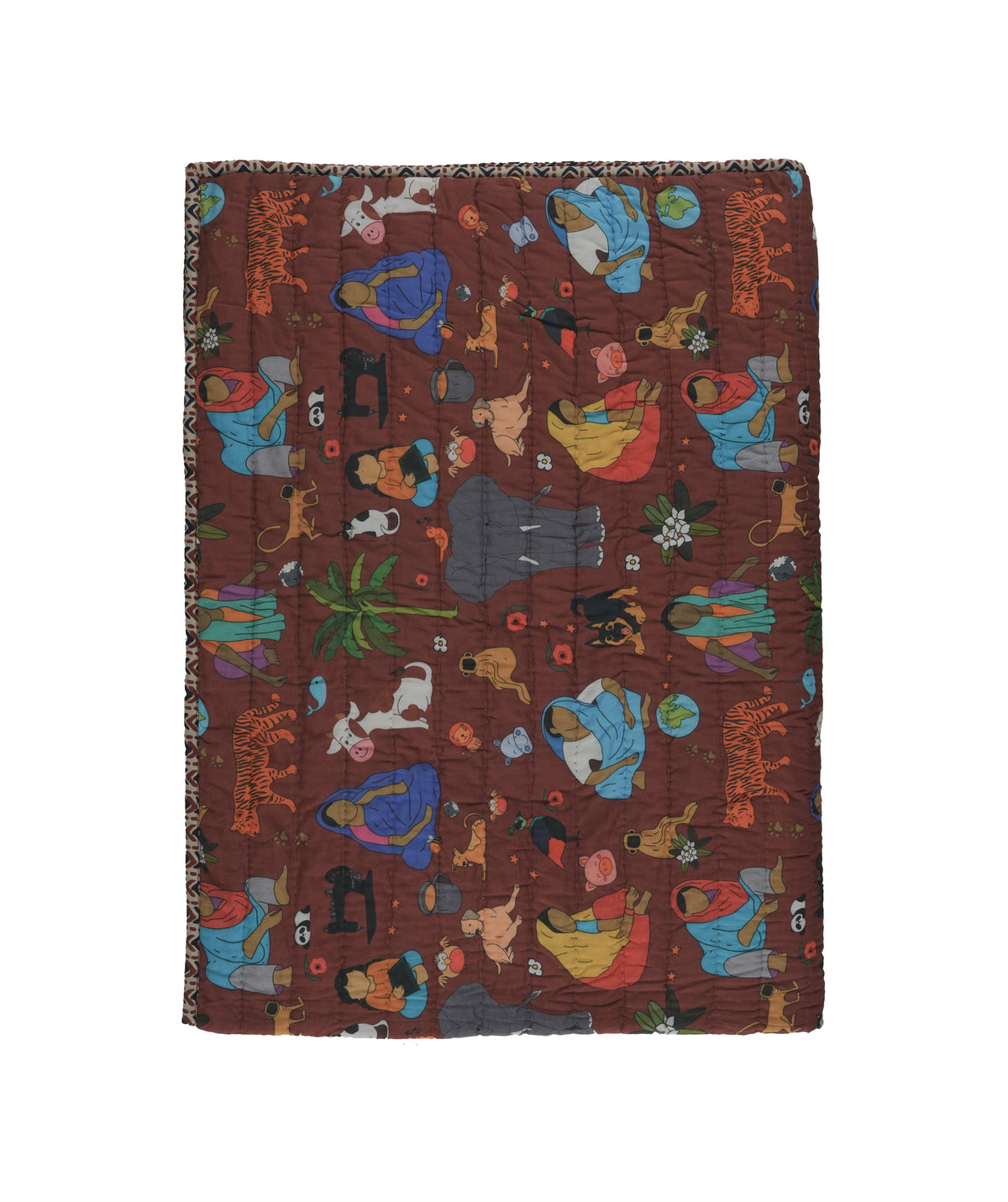 Pahadi Life Single Size Organic Cotton Quilted Dohar