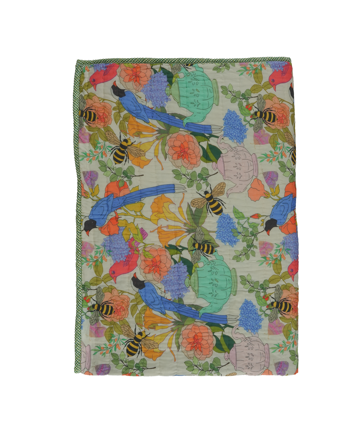 'Diamond of the Season' Single Size Organic Cotton Quilted Dohar