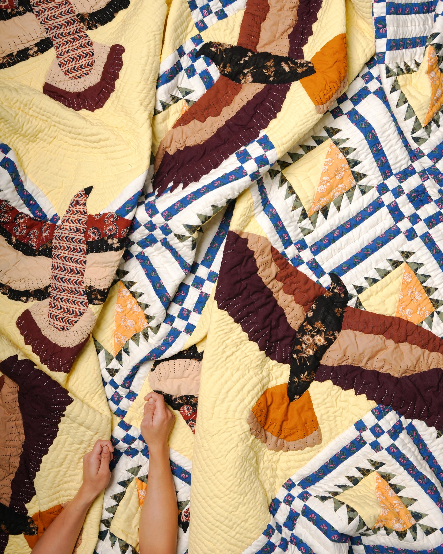 Eagle King Size Appliqué Quilt