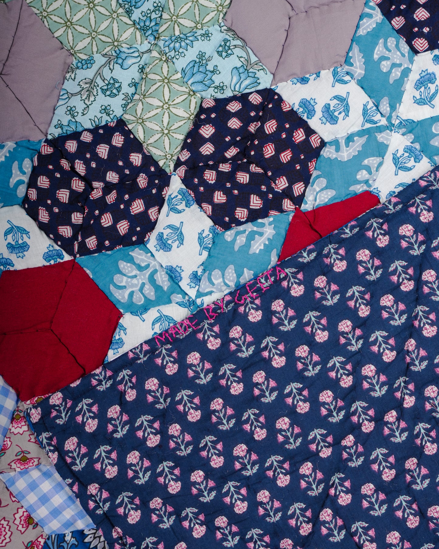 Galaxy Single Size Patchwork Quilt