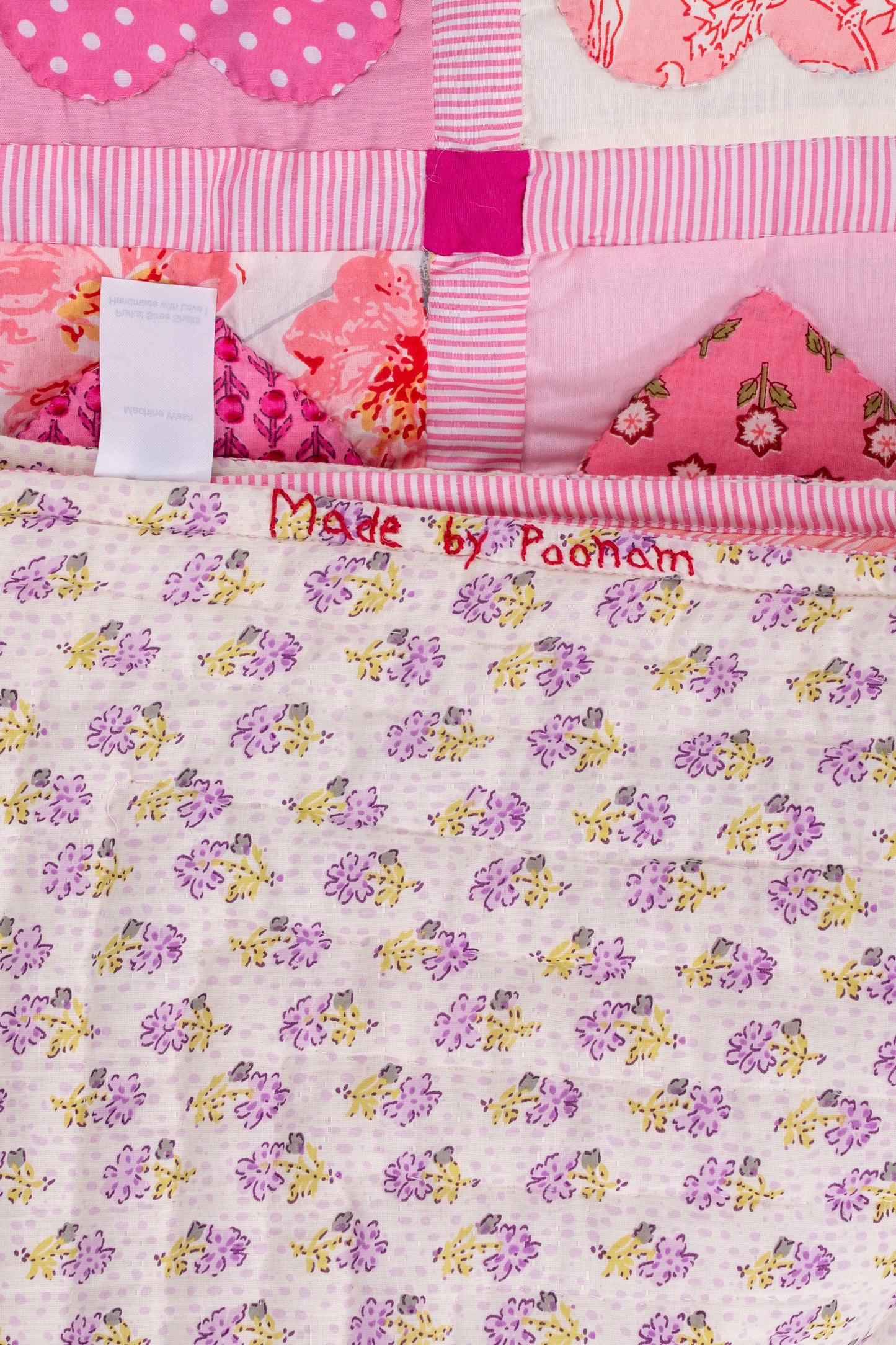 Sweetheart Pink Baby Quilt 🩷