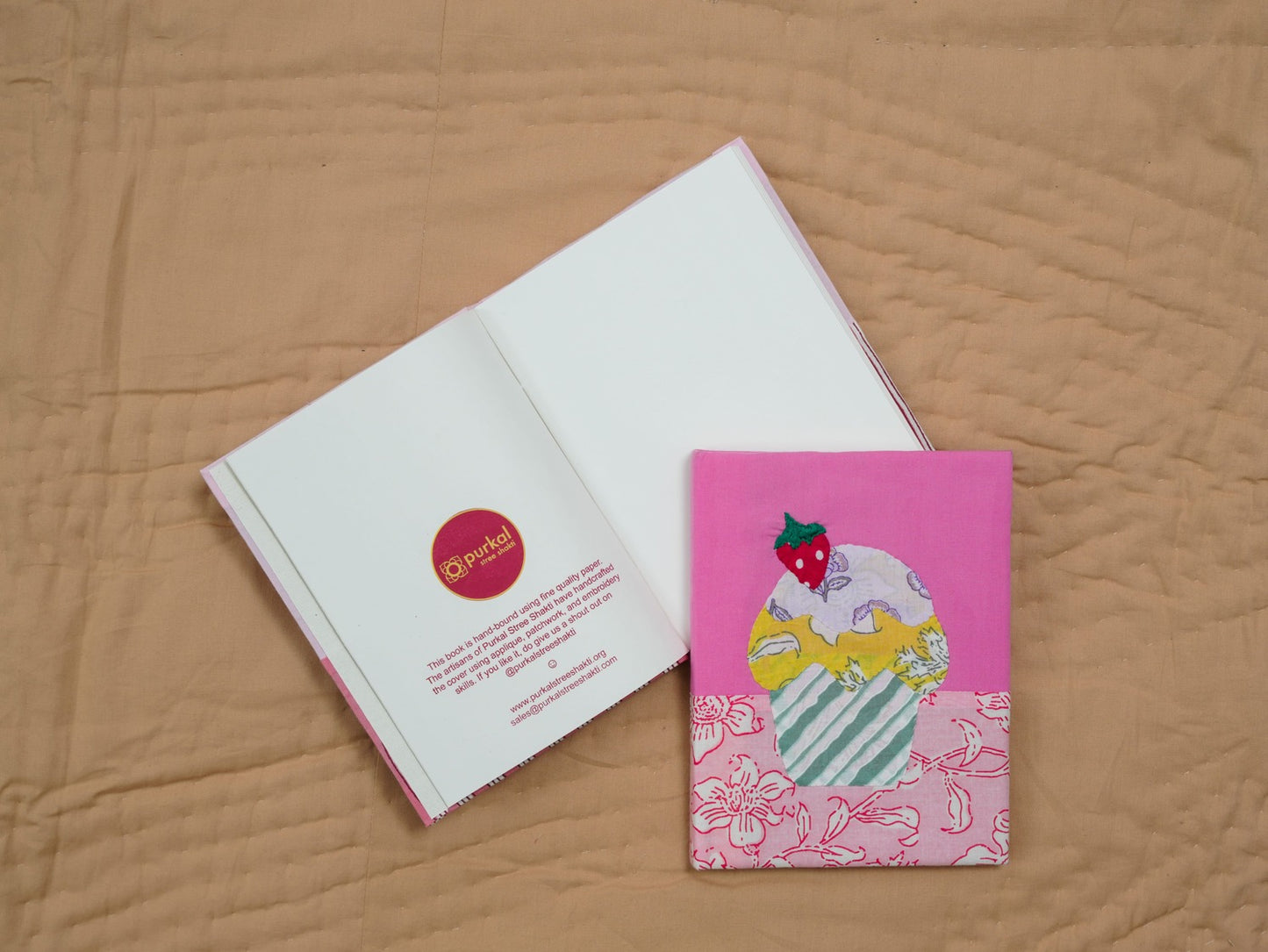 Cupcake Pink Handmade Journal