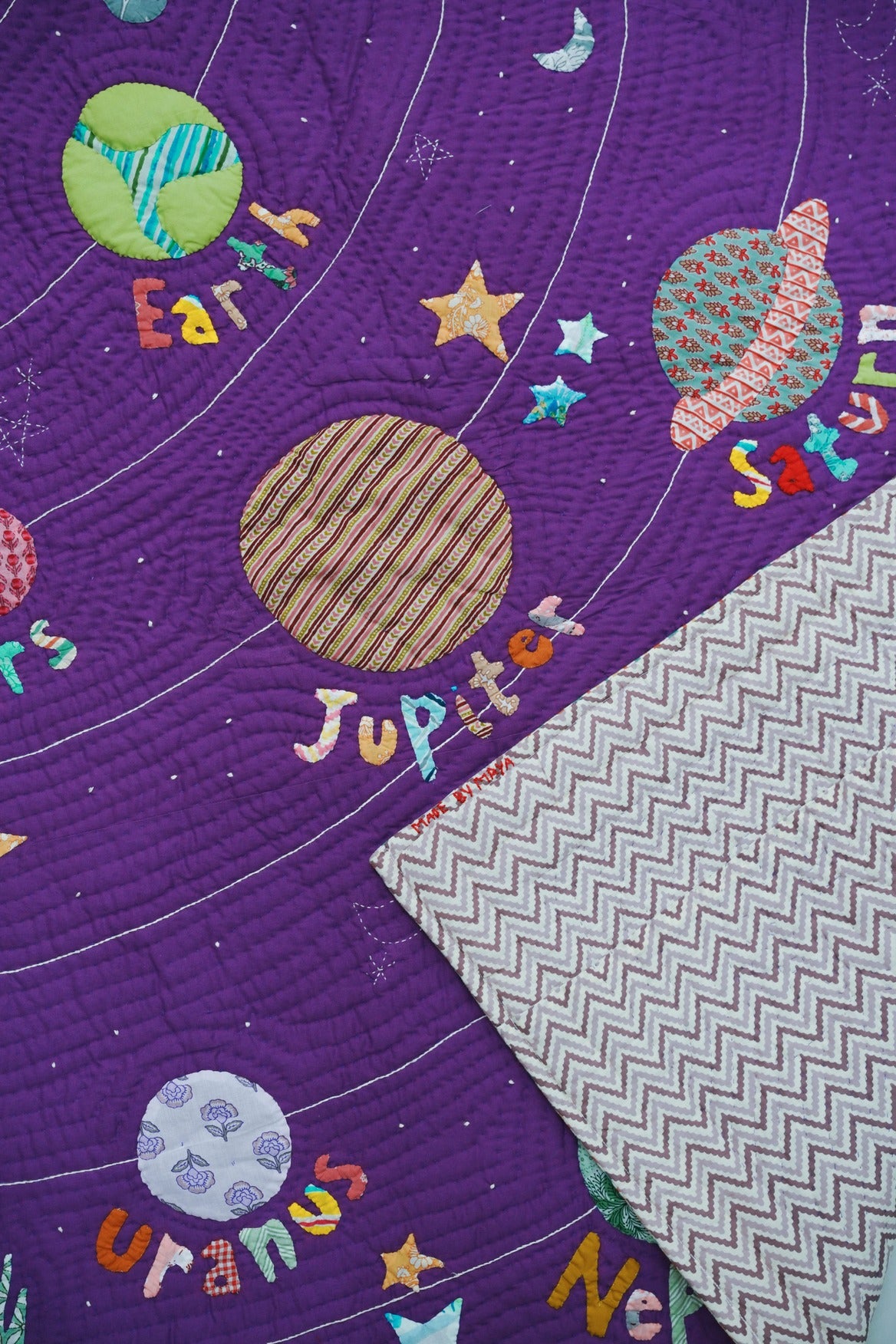 Antariksh Purple Baby Quilt