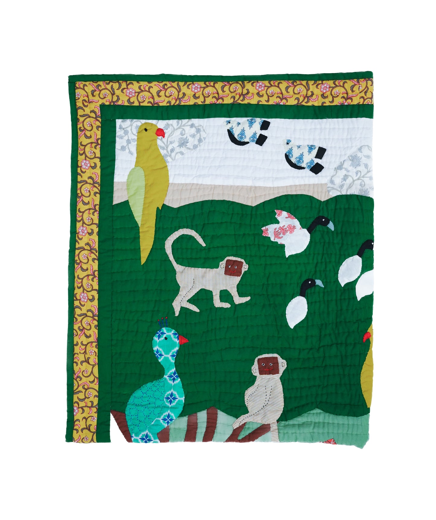 Sundarvan Baby Quilt 🌿🐘