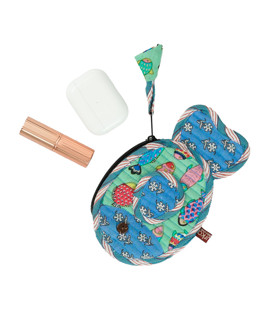 Blue Fish Much AirPod Pouch