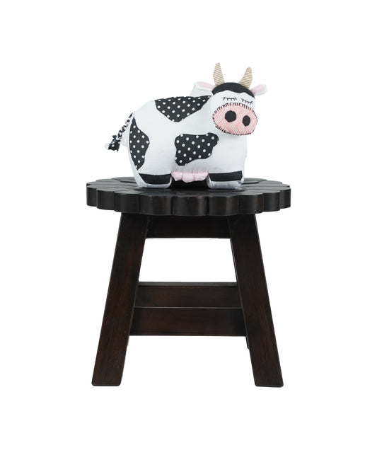 Handcrafted Cow Toy Pillow