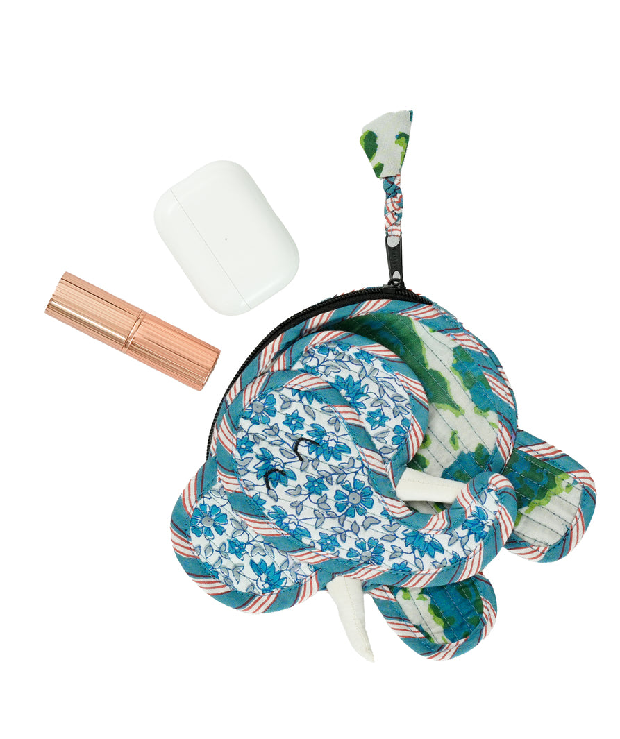 Elephant Blue AirPod Pouch