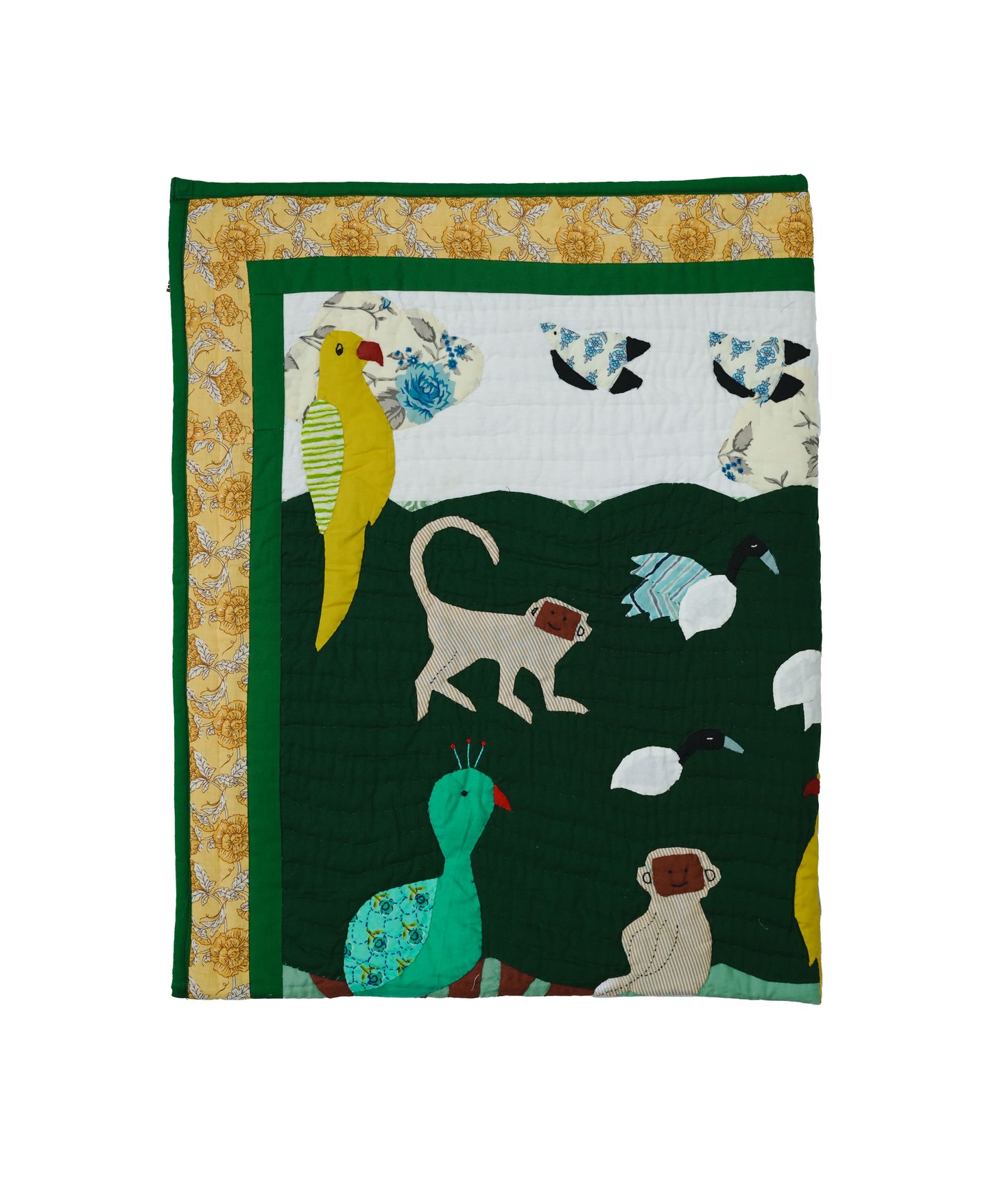 Sundarvan Baby Quilt 🦜