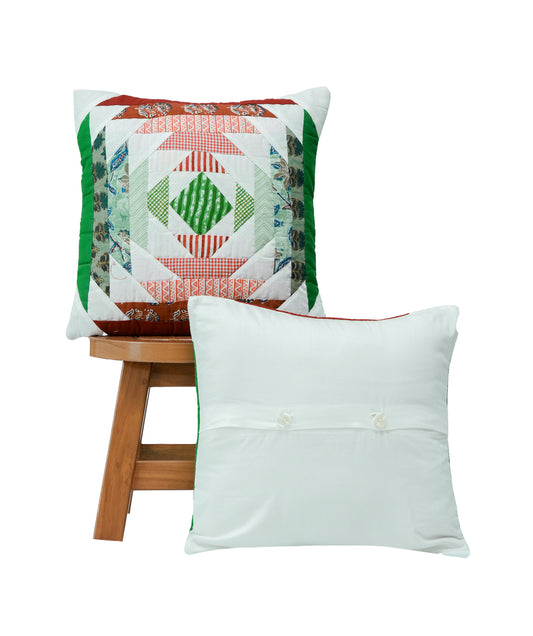 Pineapple Patchwork Cushion Cover