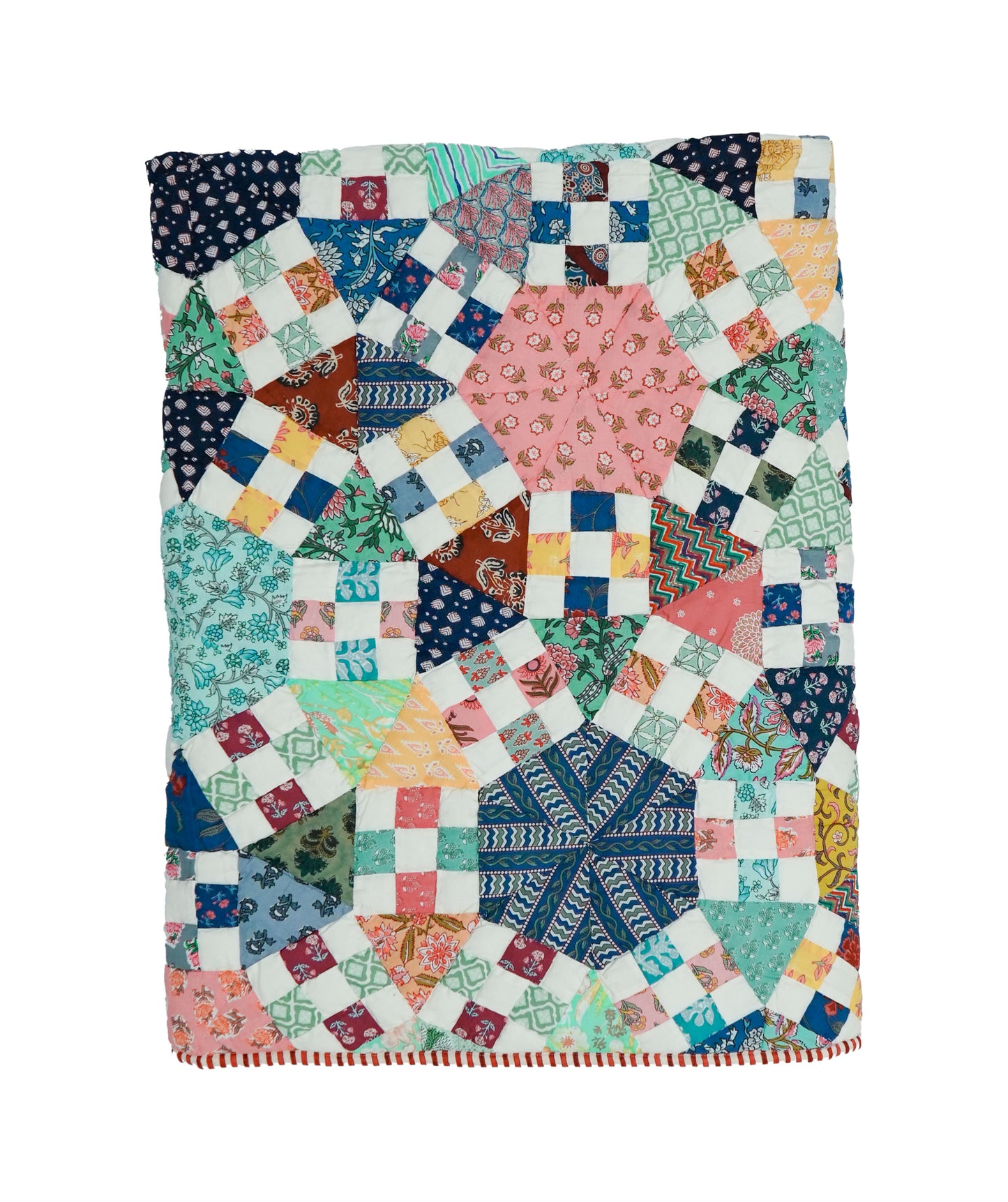 Jewel box Single Size Patchwork Quilt