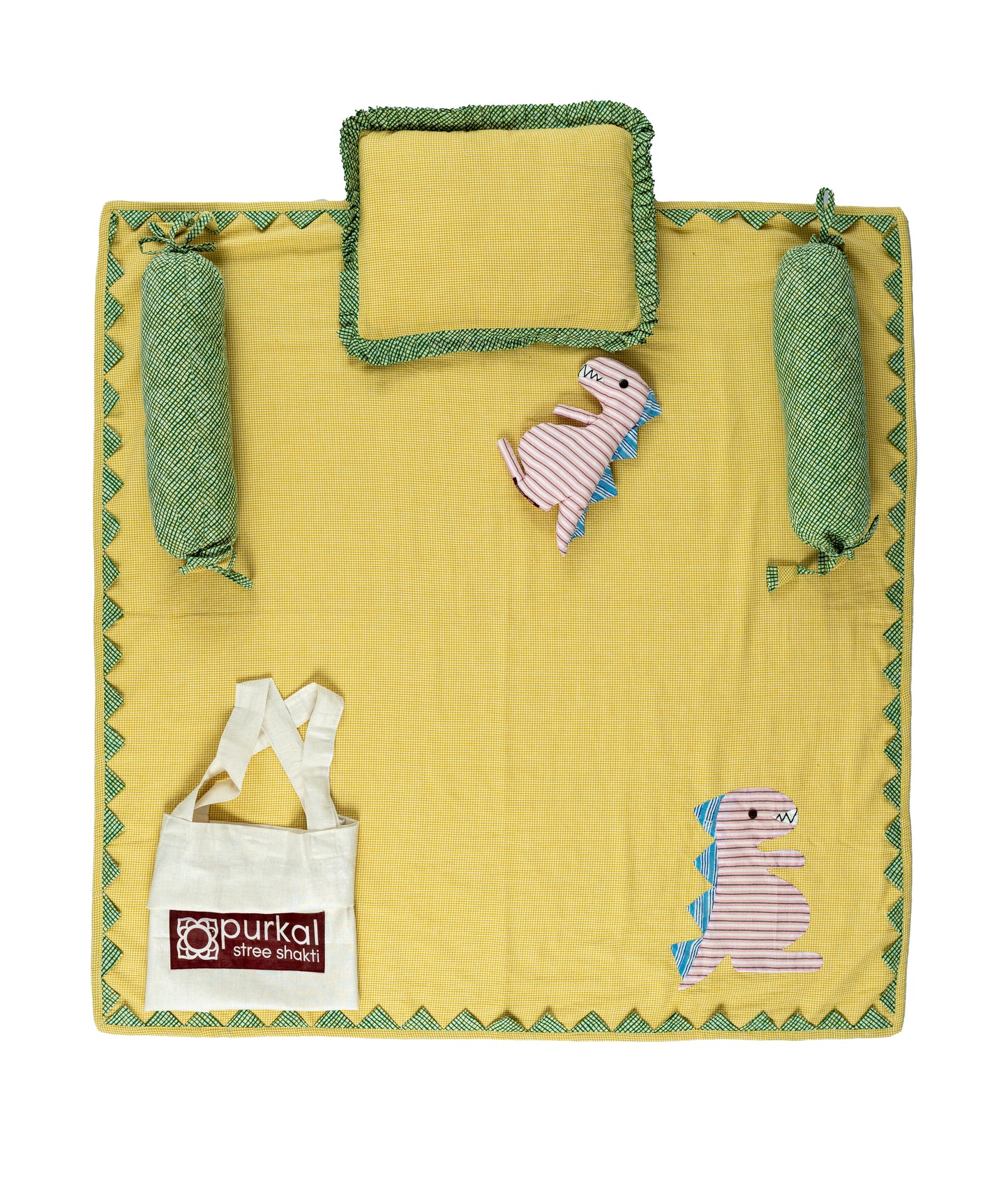 Baby Dino Muslin Dohar Set