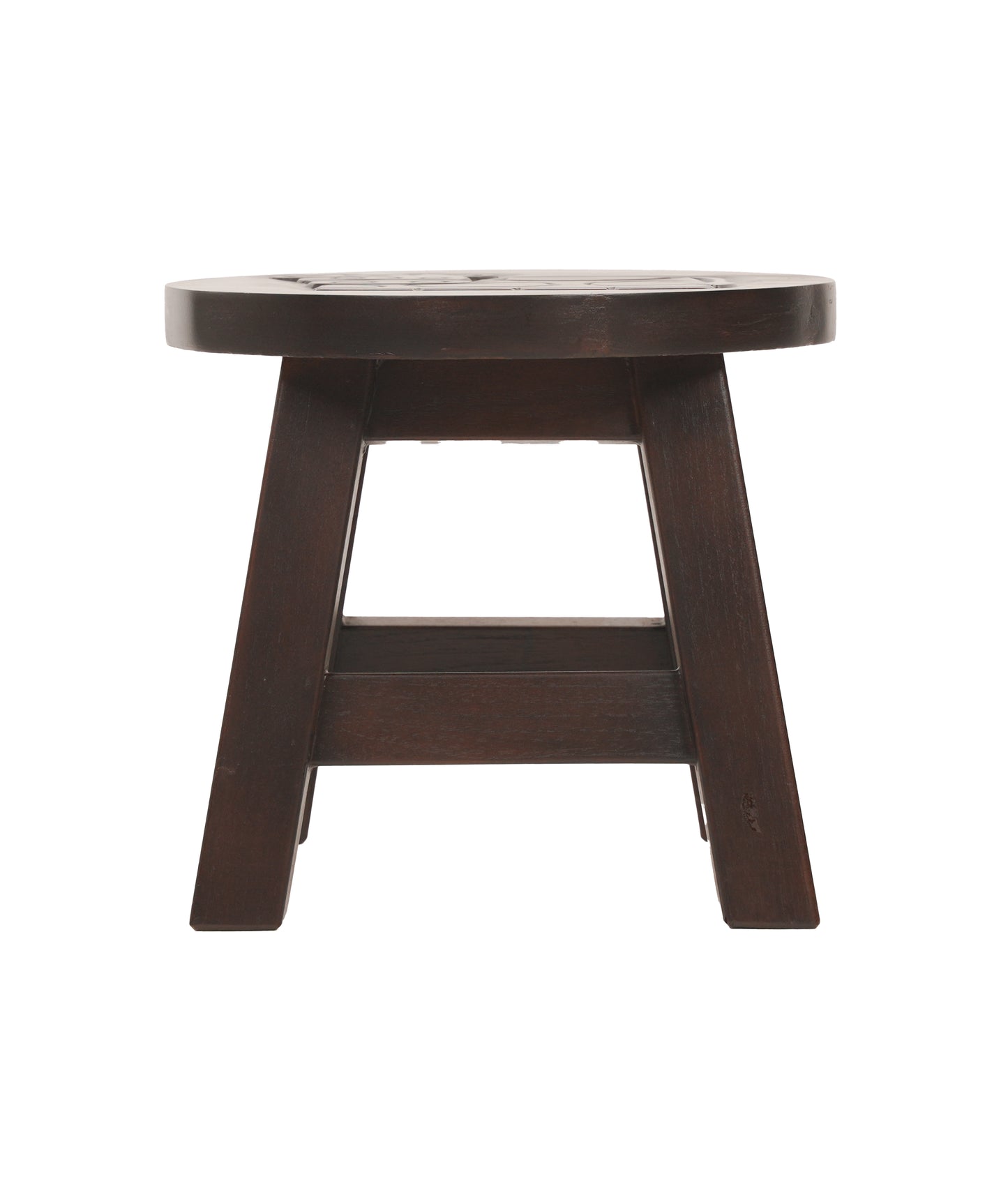 Cow Walnut Teakwood Chowki