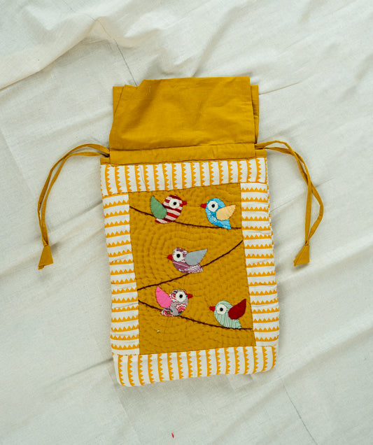 Anek Chidiya Hot Water Bottle Cover