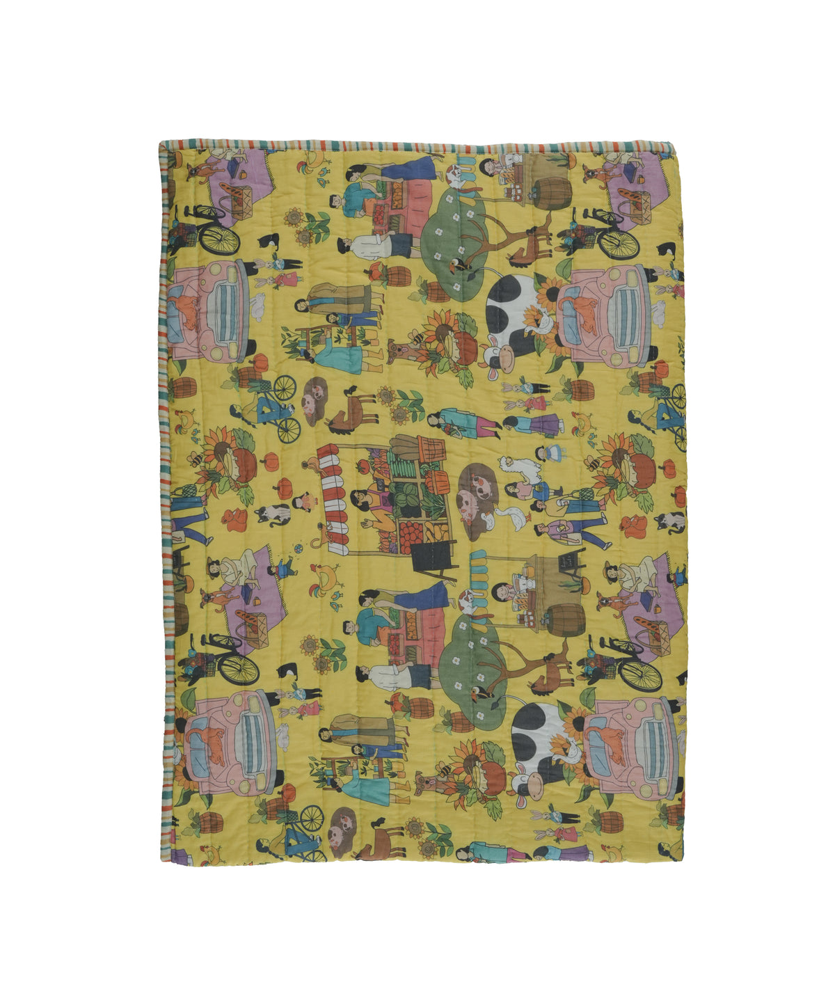 Kisan Bazaar Single Size Organic Cotton Quilted Dohar