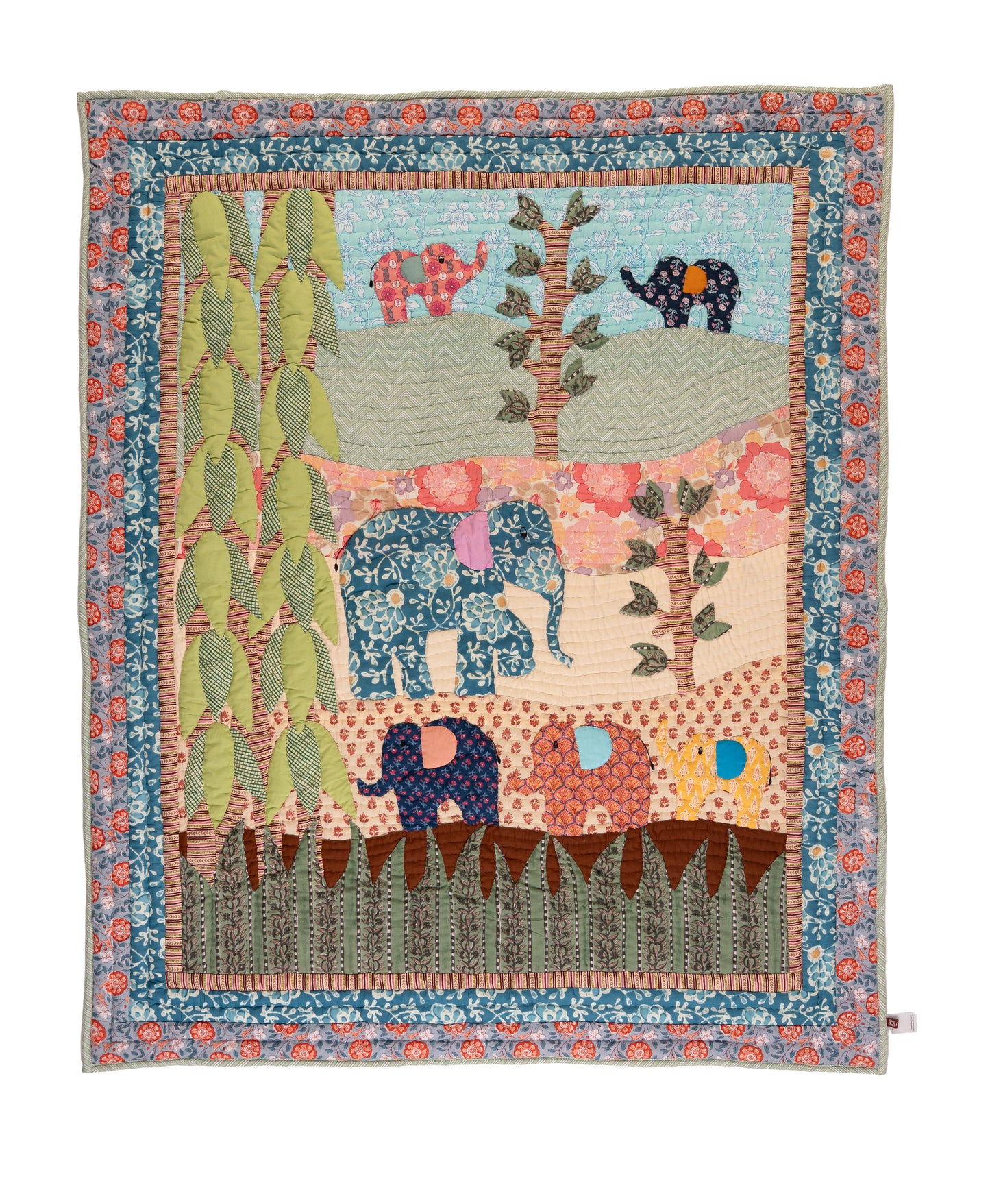 Elephant Safari Baby Quilt 🐘