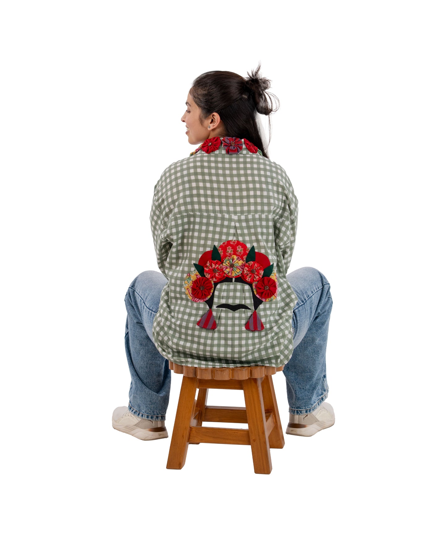 Frida Green Big Checks Shirt