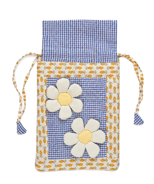 Daisy Flower Hot Water Bottle Cover