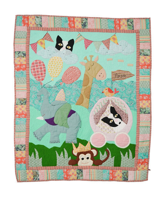 Animal Parade Baby Quilt 🐘