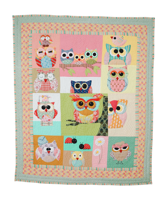 Owl In the Garden Baby Quilt 🦉