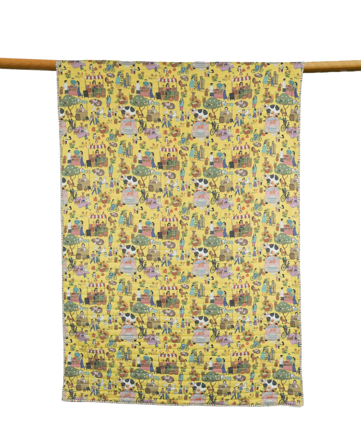 Kisan Bazaar Single Size Organic Cotton Quilted Dohar
