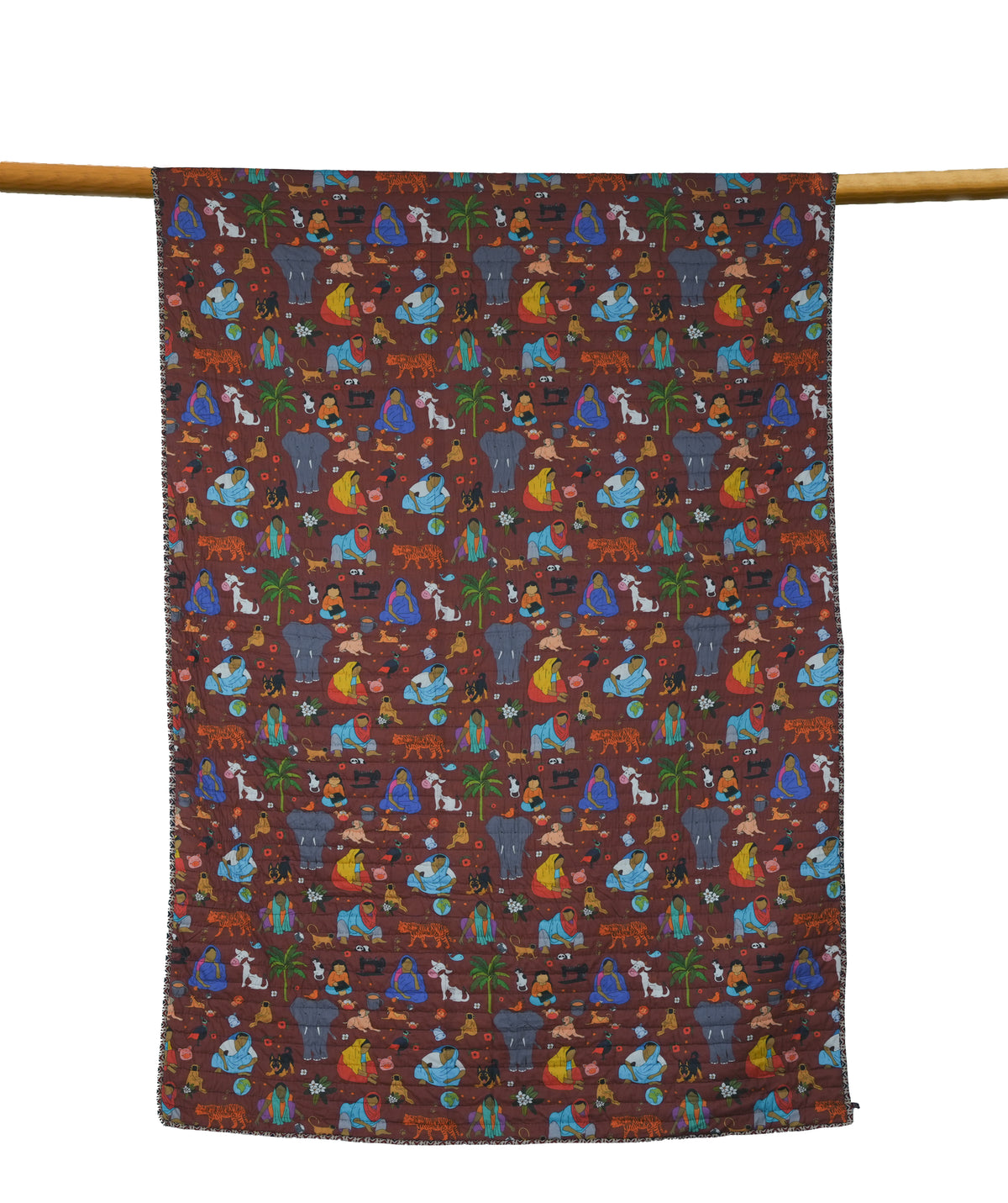 Pahadi Life Single Size Organic Cotton Quilted Dohar