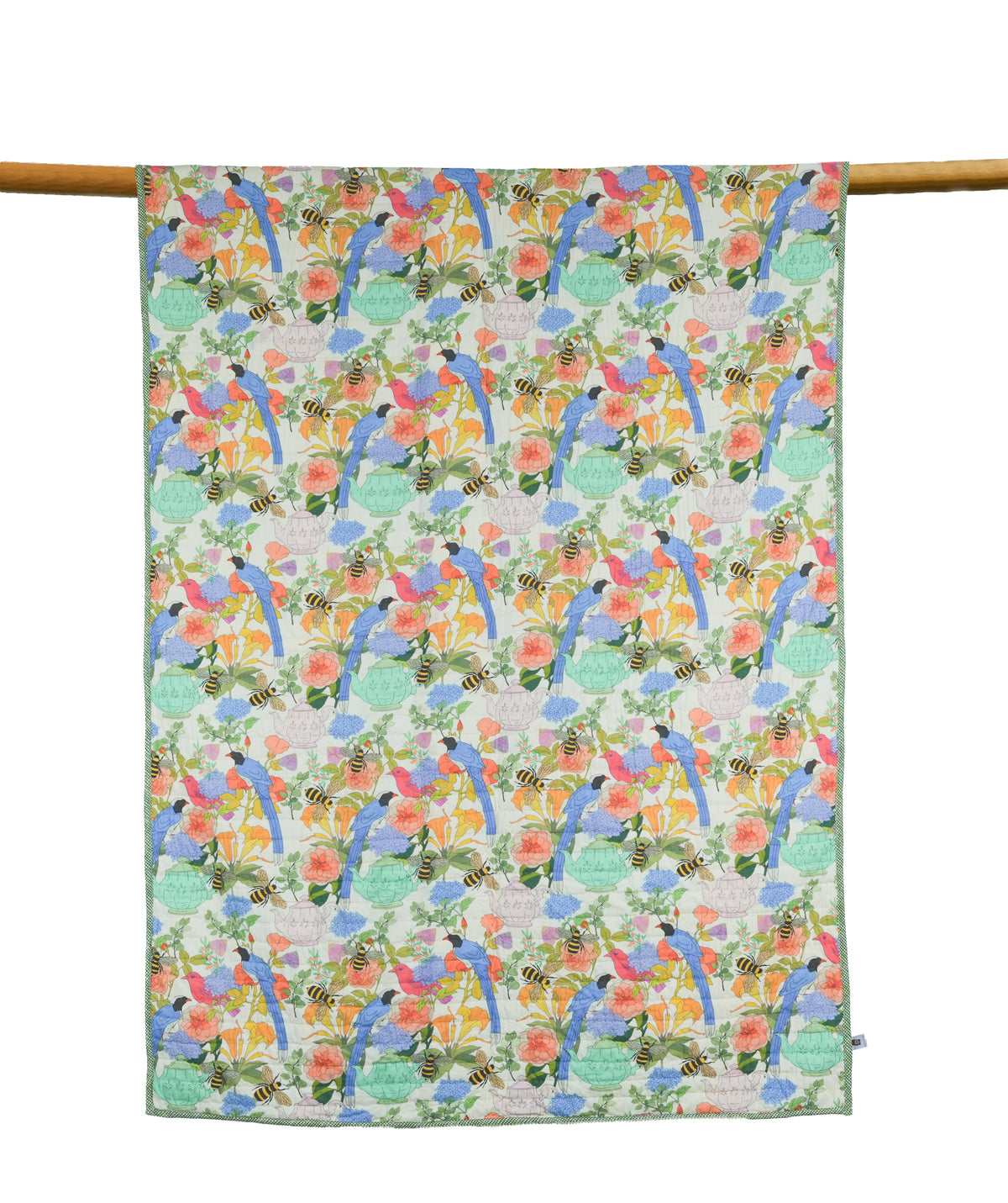 'Diamond of the Season' Single Size Organic Cotton Quilted Dohar