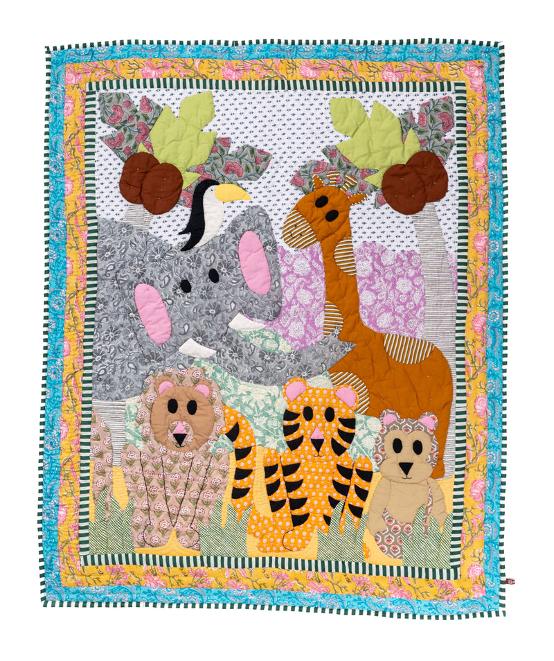 Animal Kingdom Baby Quilt 🐒
