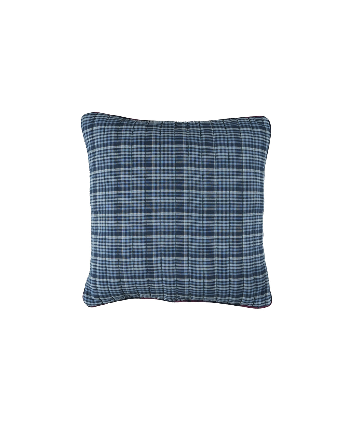 'Jhilmil, In Checks' King Size Patchwork Quilt Set