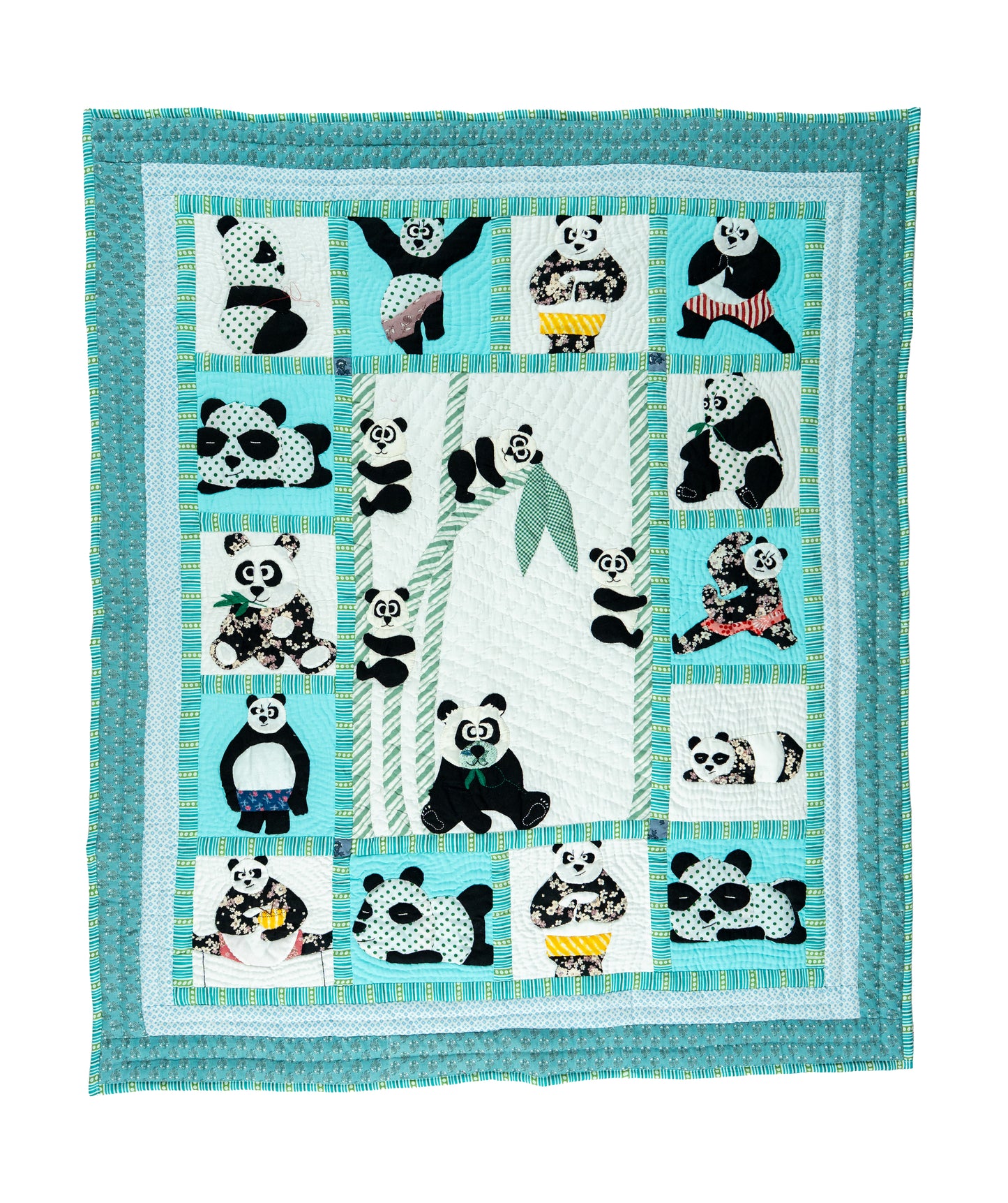 Playtime Panda Baby Quilt