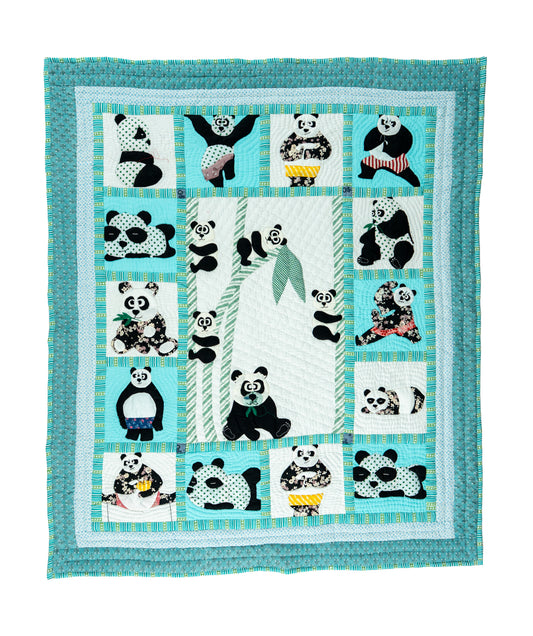 Playtime Panda Baby Quilt