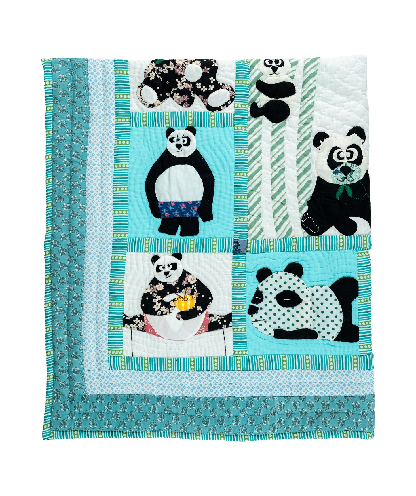 Playtime Panda Baby Quilt