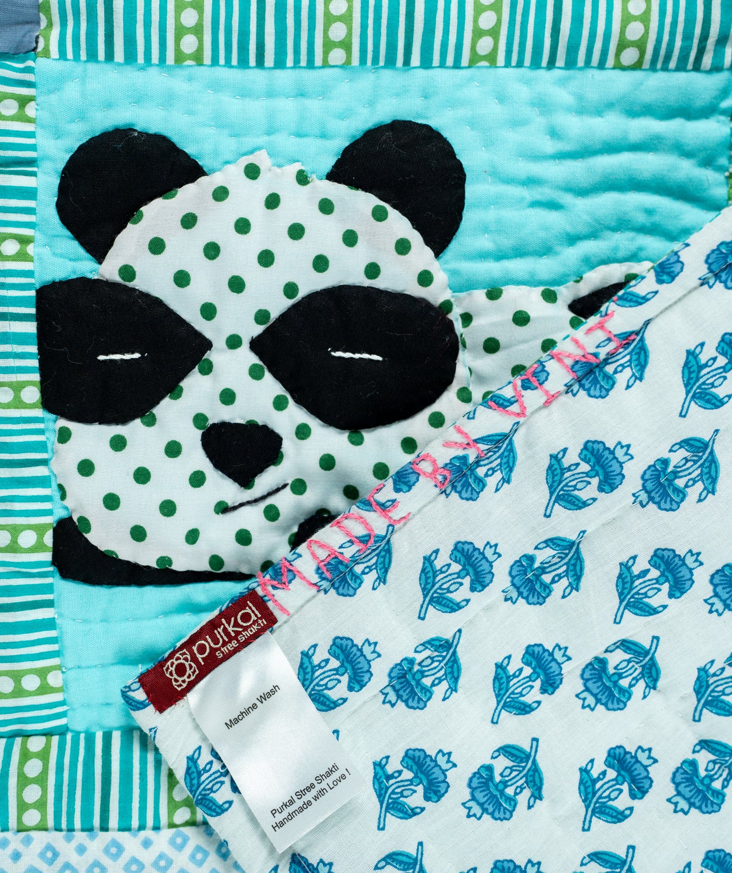 Playtime Panda Baby Quilt