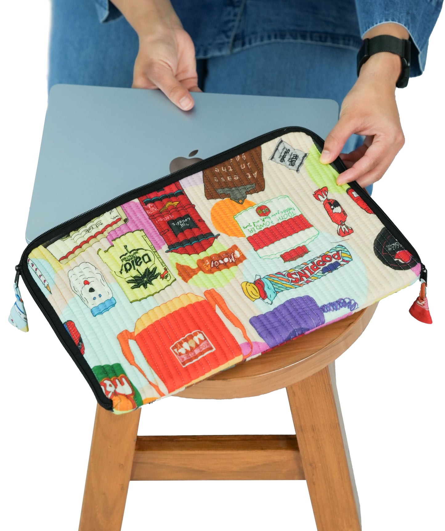 'At Ease in the 90s' Laptop Sleeve