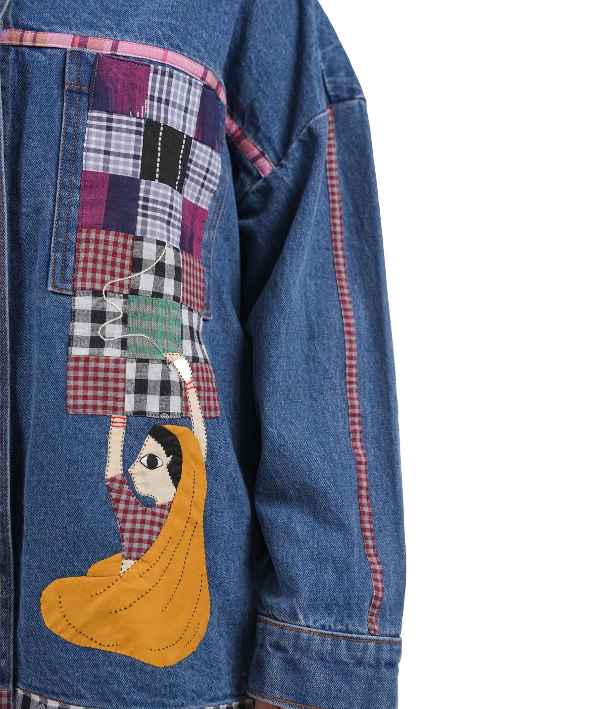 'Dreamer' Wearable Art Denim Jacket