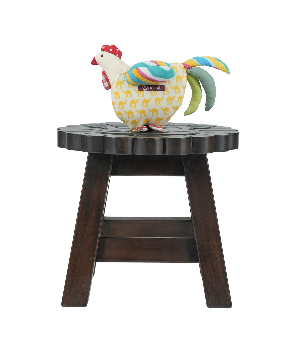 Handcrafted Rooster Toy Pillow