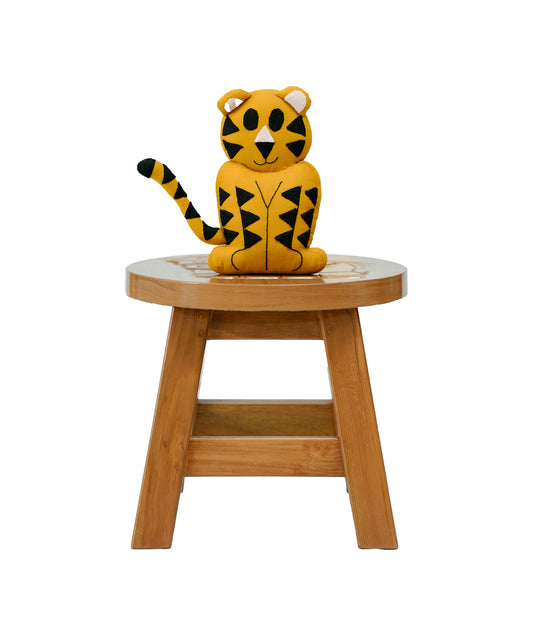 Handcrafted Tiger Toy Pillow