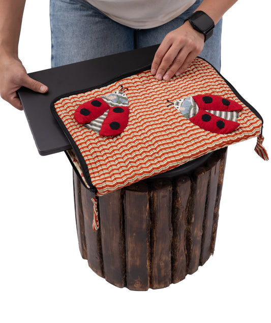 Striped Lovebug Laptop Sleeve 🐞