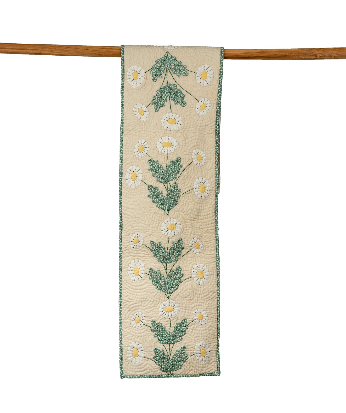 Daisy Light Beige Table Runner
