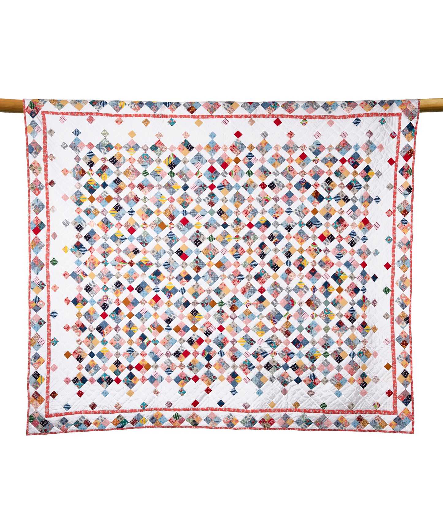 Confetti King Size Patchwork Quilt.