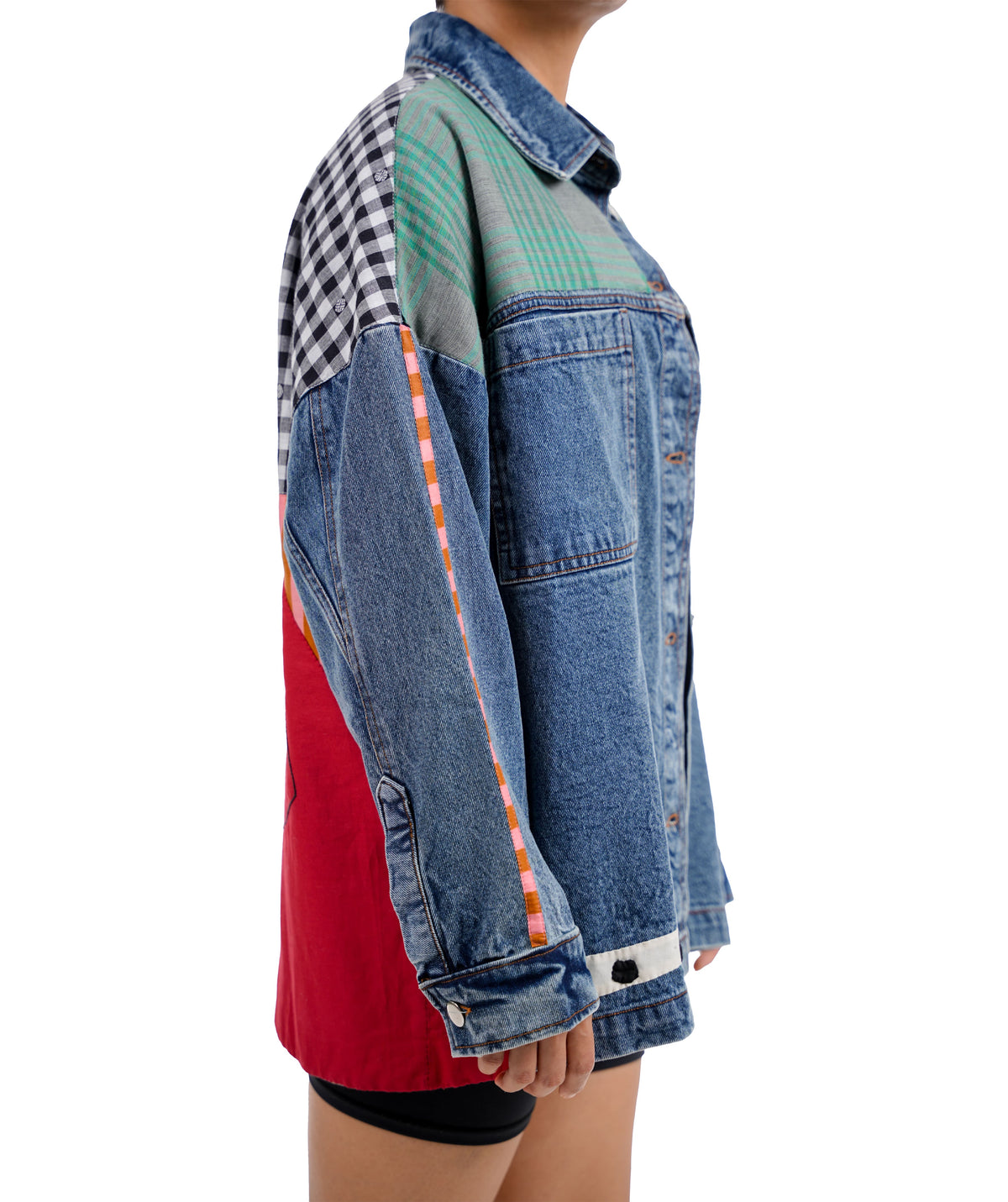 'Spot On' Wearable Art Denim Jacket