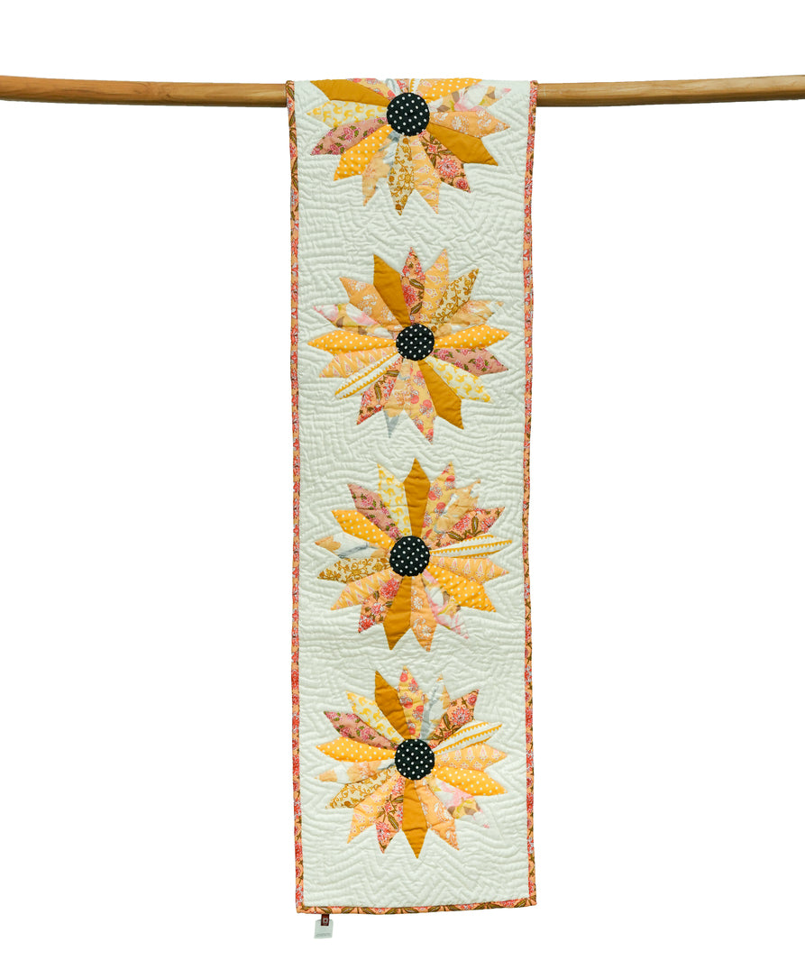 Patchwork Sunflower Table Runner