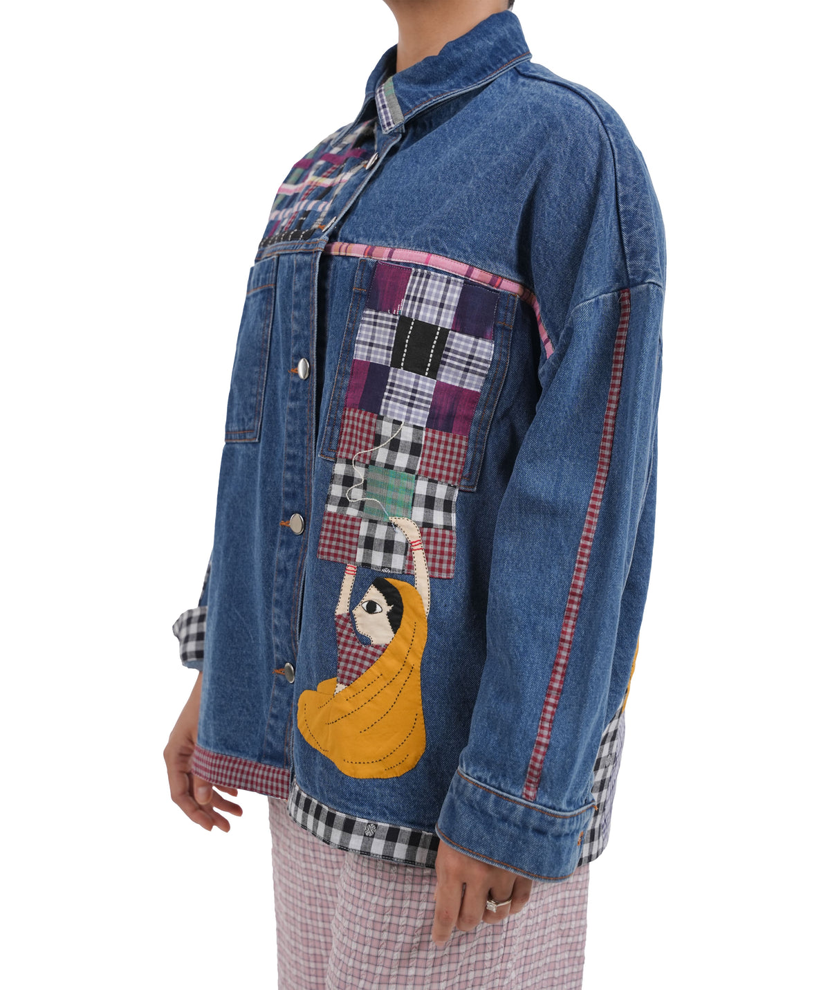 'Dreamer' Wearable Art Denim Jacket
