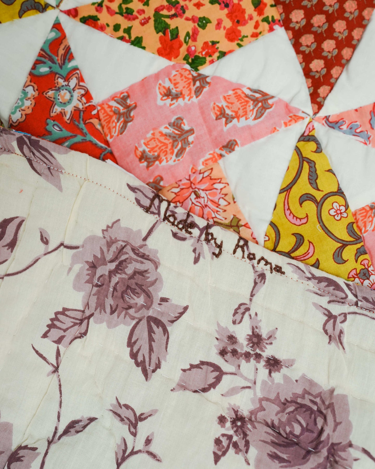 Spinning Wheel Single Size Patchwork Quilt