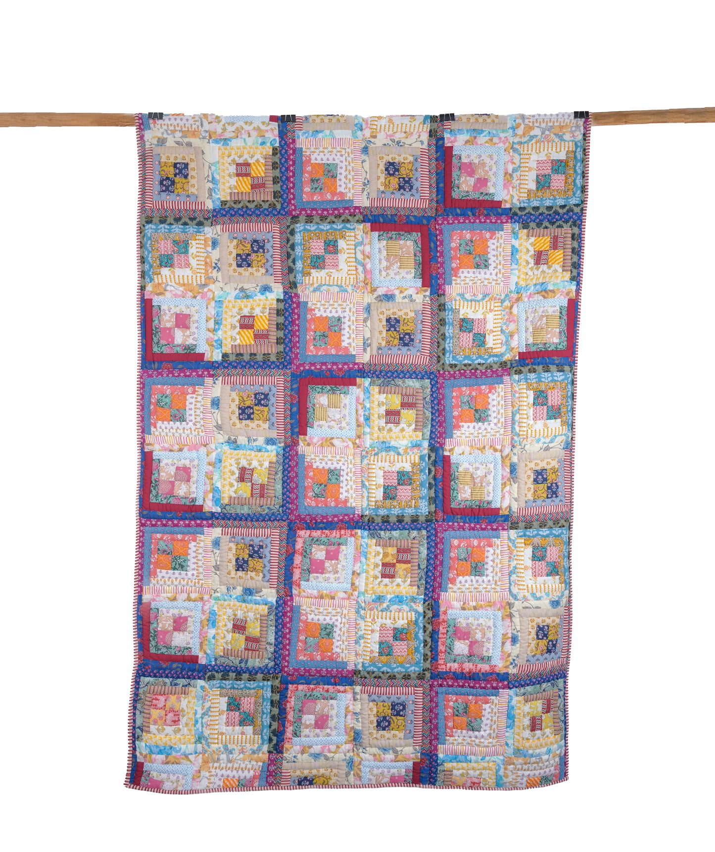 Chess board Single Size Patchwork Quilt