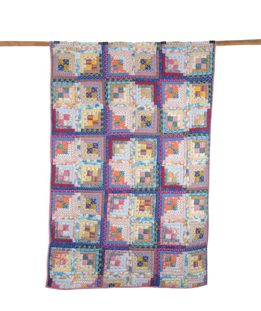 Chess board Single Size Patchwork Quilt