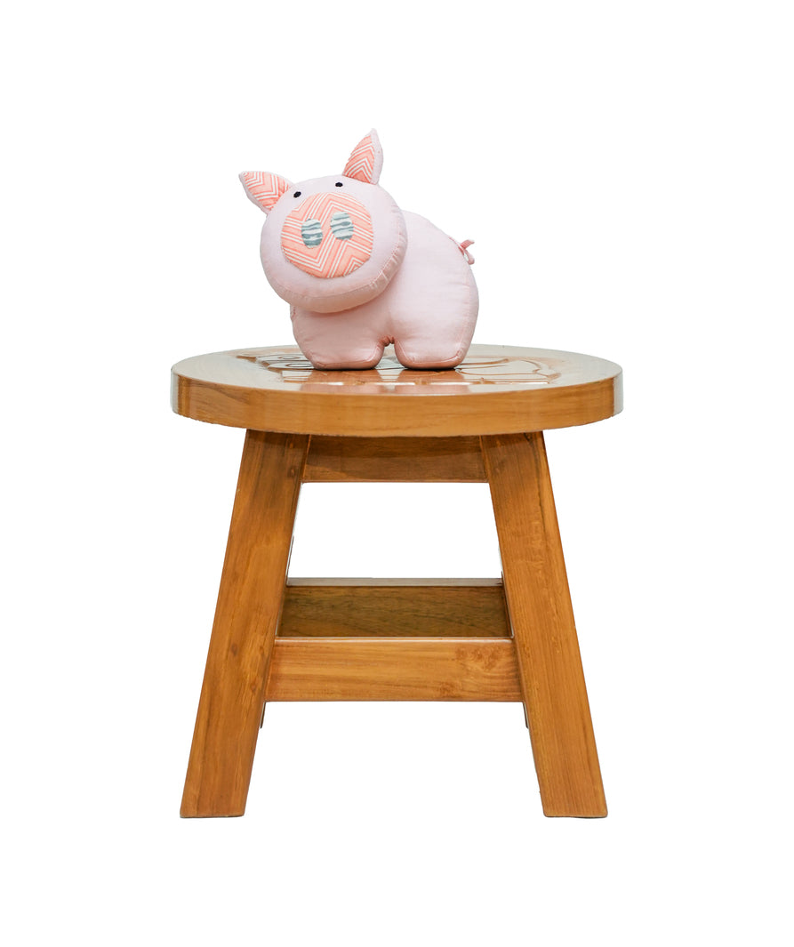 Handcrafted Piggy Toy Pillow