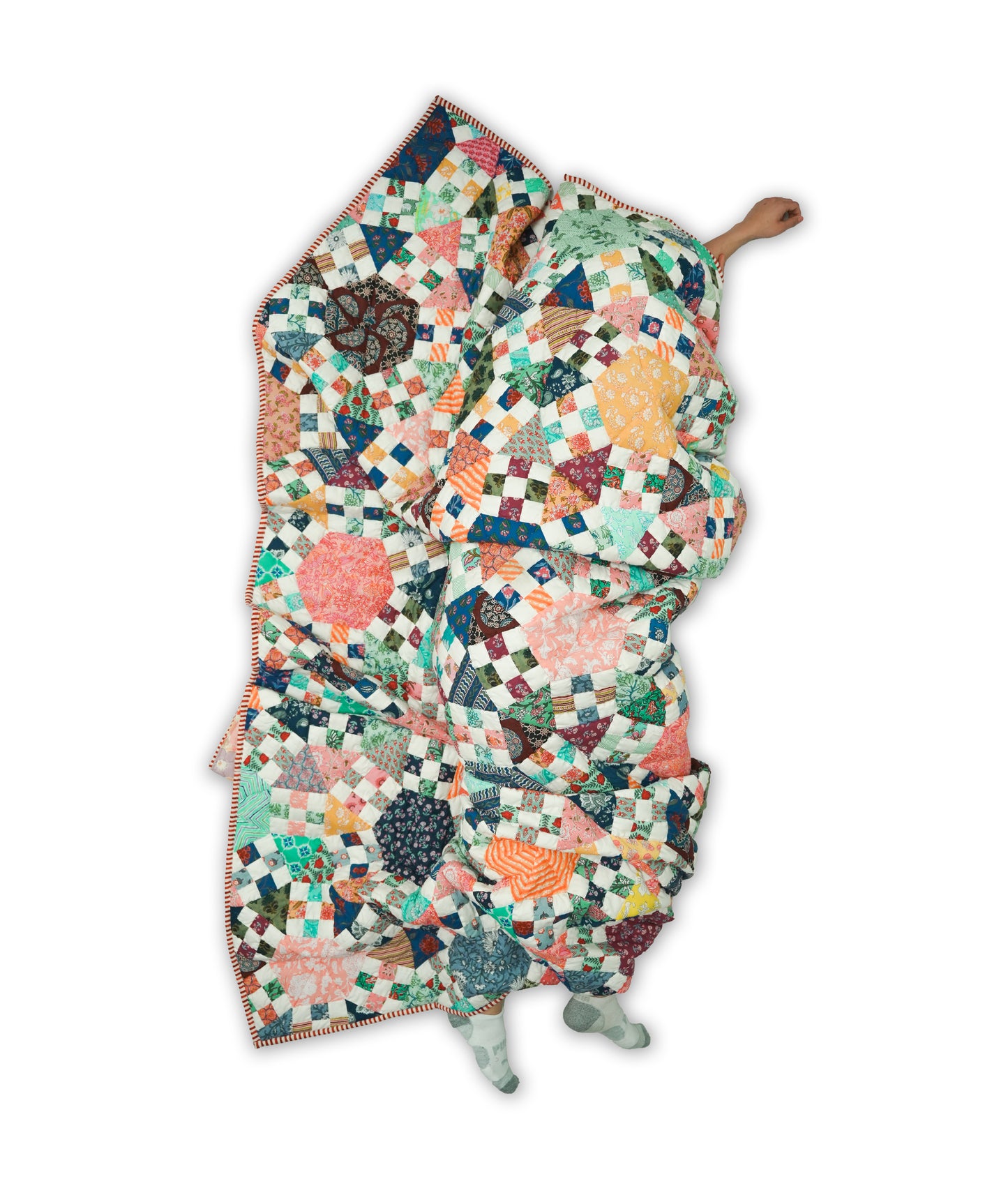 Jewel box King Size Patchwork Quilt