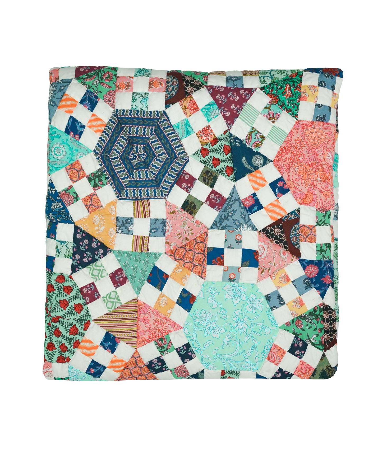 Jewel box King Size Patchwork Quilt
